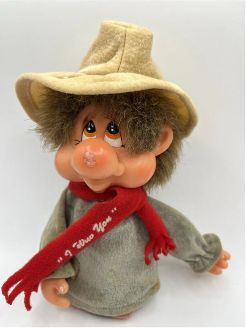 Vintage 1982 Applause Wadsworth Hobo Thumb Sucker Doll Plush With Tag 1980's Toy